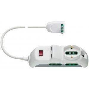 M/presa universale+2 bipolari+2 usb+cavo+interruttore fp00518.c.b