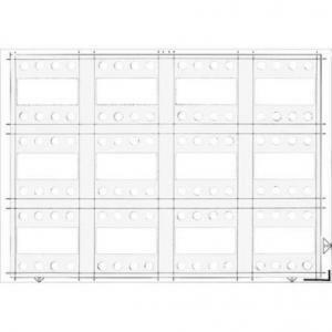 Myhome fogli a5 per comando 8 tasti bianco 3542