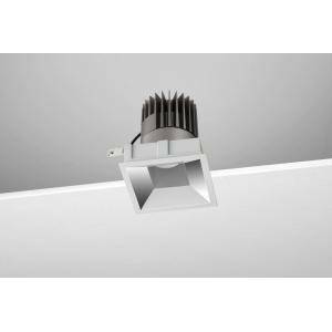 Faretto da incasso fisso quadrato 18w luce calda colore riflettore nero m2sf/tm/3k18/b1