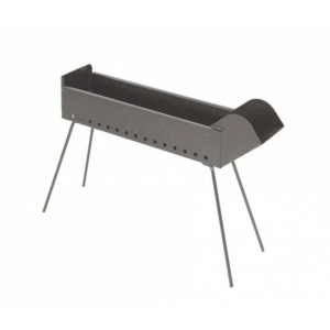 Barbecue per arrosticini mille 80x14x65cm nero - c020247080