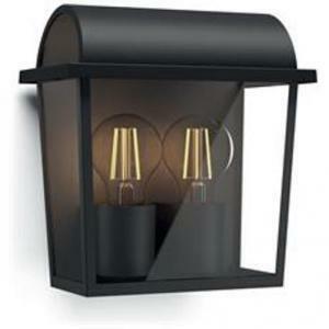 Consumer applique vintage da esterno 2x42w attacco e27 colore nero 915005308901 1723530pn