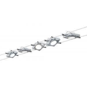 Binario set mac led 5x4w colore cromo opaco 94108