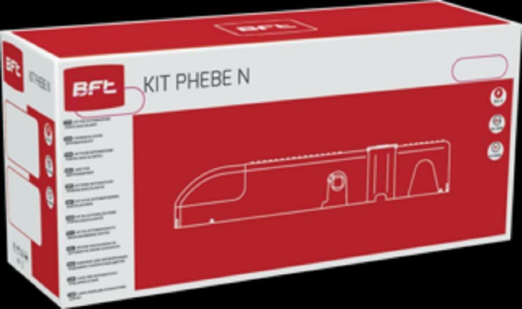 bft bft kit motorizzazione cancelli phebe n 24v 2600567 - foto 1