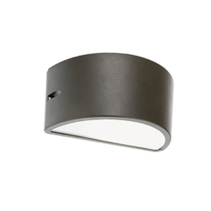 Lampada da parete  umbe chiusa 1xe27 max 60w grafite - 474/16