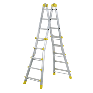 Scala telescopica  altezza 1.41/4.29m giallo - c070059030