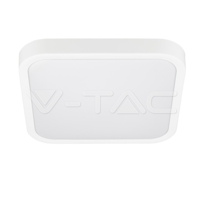 Plafoniera led con telecomando V-tac 18W 4000K bianco VT-8618S - 76661 01