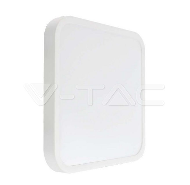 Plafoniera led con telecomando V-tac 18W 4000K bianco VT-8618S - 76661 02