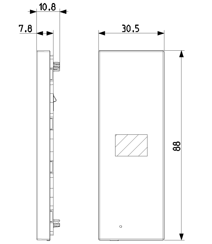 Comando Vimar Linea XT 1 modulo nero - 32031.G 02 Comando Vimar Linea XT 1 modulo nero - 32031.G 02