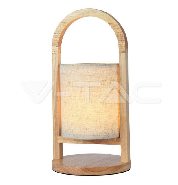 Lampada da tavolo led V-tac ricaricabile con usb 1,5W 3000K colore beige VT-7570 - 23091 01