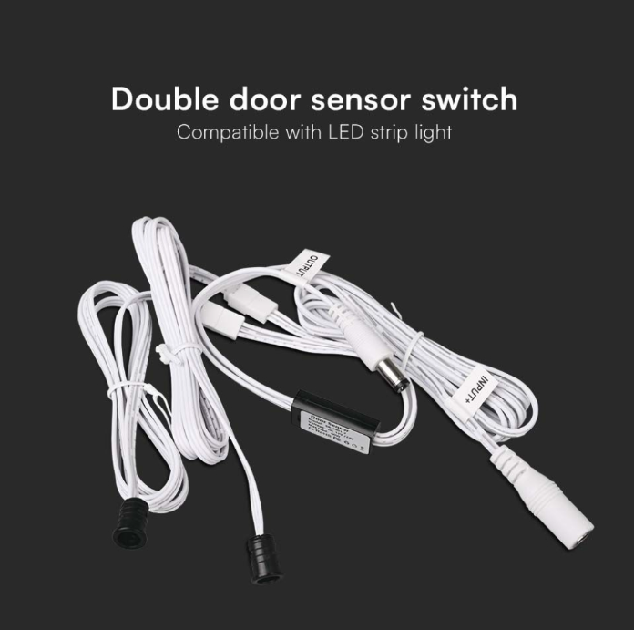 Interruttore con sensore V-tac a doppia porta max 60W bianco VT-82060 - 23457 03