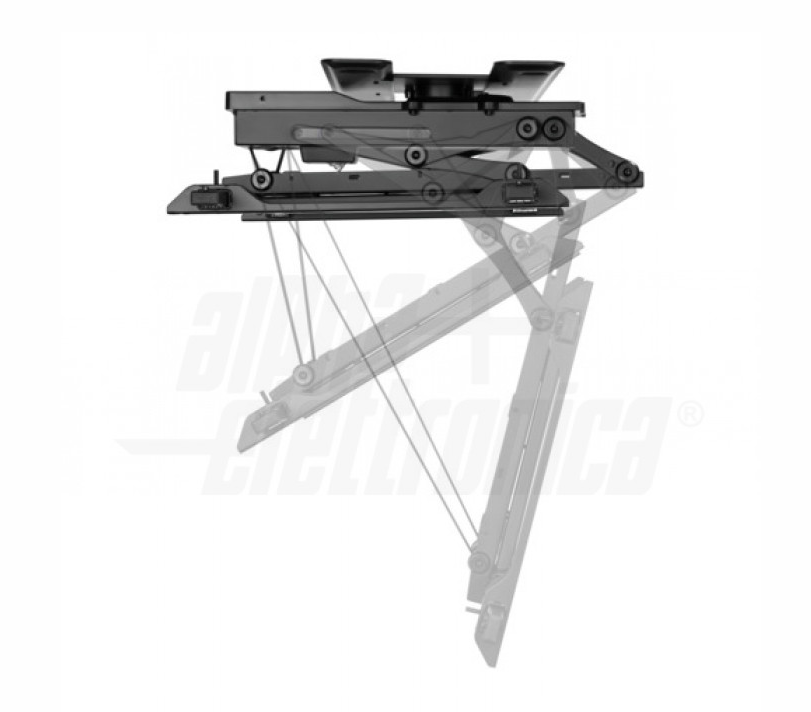 Supporto TV motorizzato a soffitto Alpha Elettronica per TV 32-75 pollici nero - SU3275/WM 04