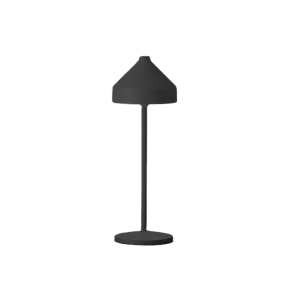 Lampada da tavolo led  amelie ricaricabile 3w ip65 nero - ld1090d3