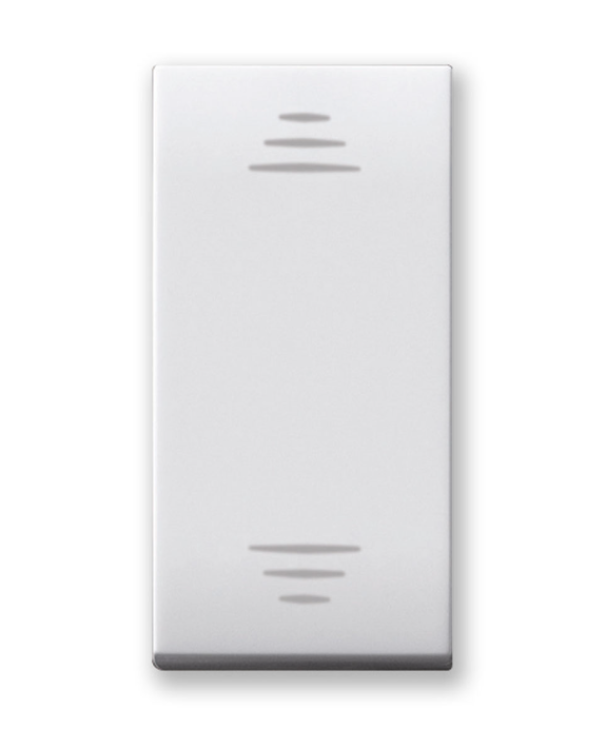 Invertitore tasto illuminabile AVE Domus S44 1 modulo 16A bianco - 441004 01