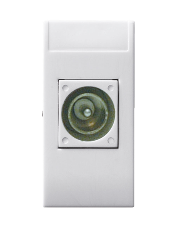 Presa coassiale maschio AVE Domus S44 1 modulo bianco 4-2400MHz bianco - 441096IM 01