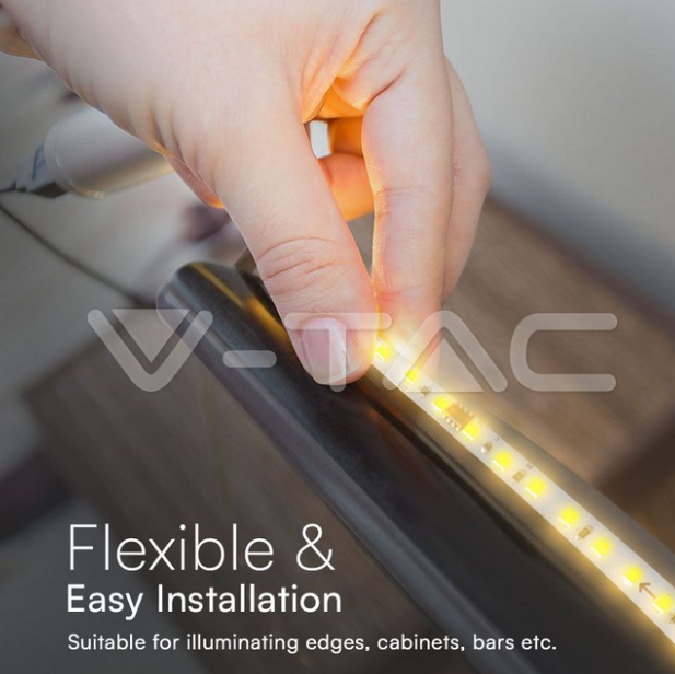 Striscia led V-tac 10W 24V 6500K 10 metri VT-2835 -  23609 05