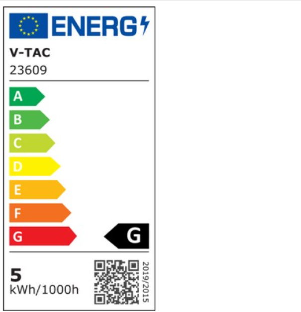 Striscia led V-tac 10W 24V 6500K 10 metri VT-2835 -  23609 06