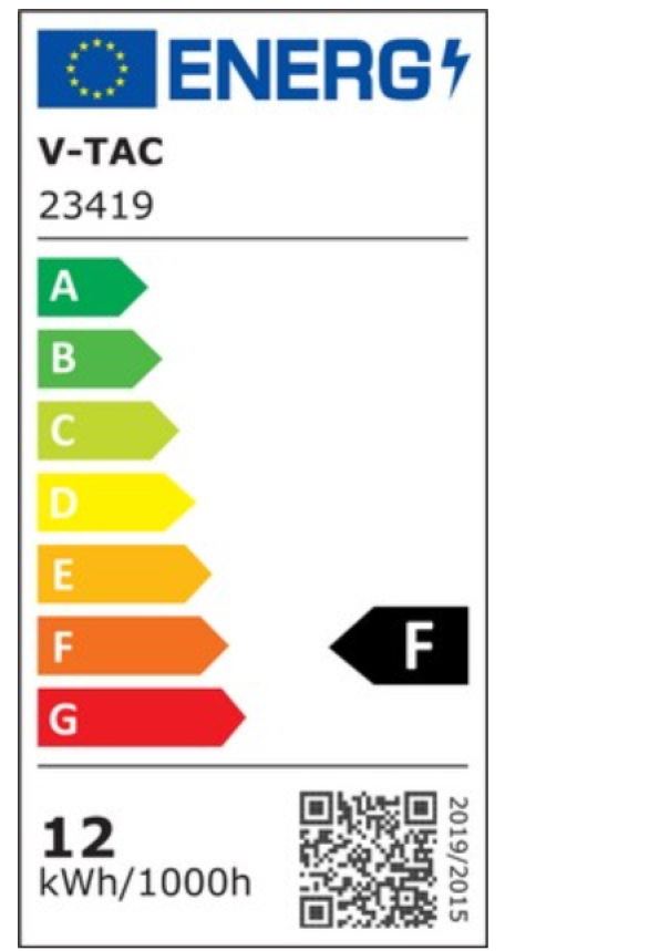 Plafoniera led V-tac chip Samsung sensore PIR 12W 3000-4000-6000K bianco VT-81003  -  23419 06