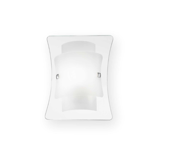 Lampada da parete Ideal Lux Triplo AP1 1xE27 max 60W bianco - 026473 01