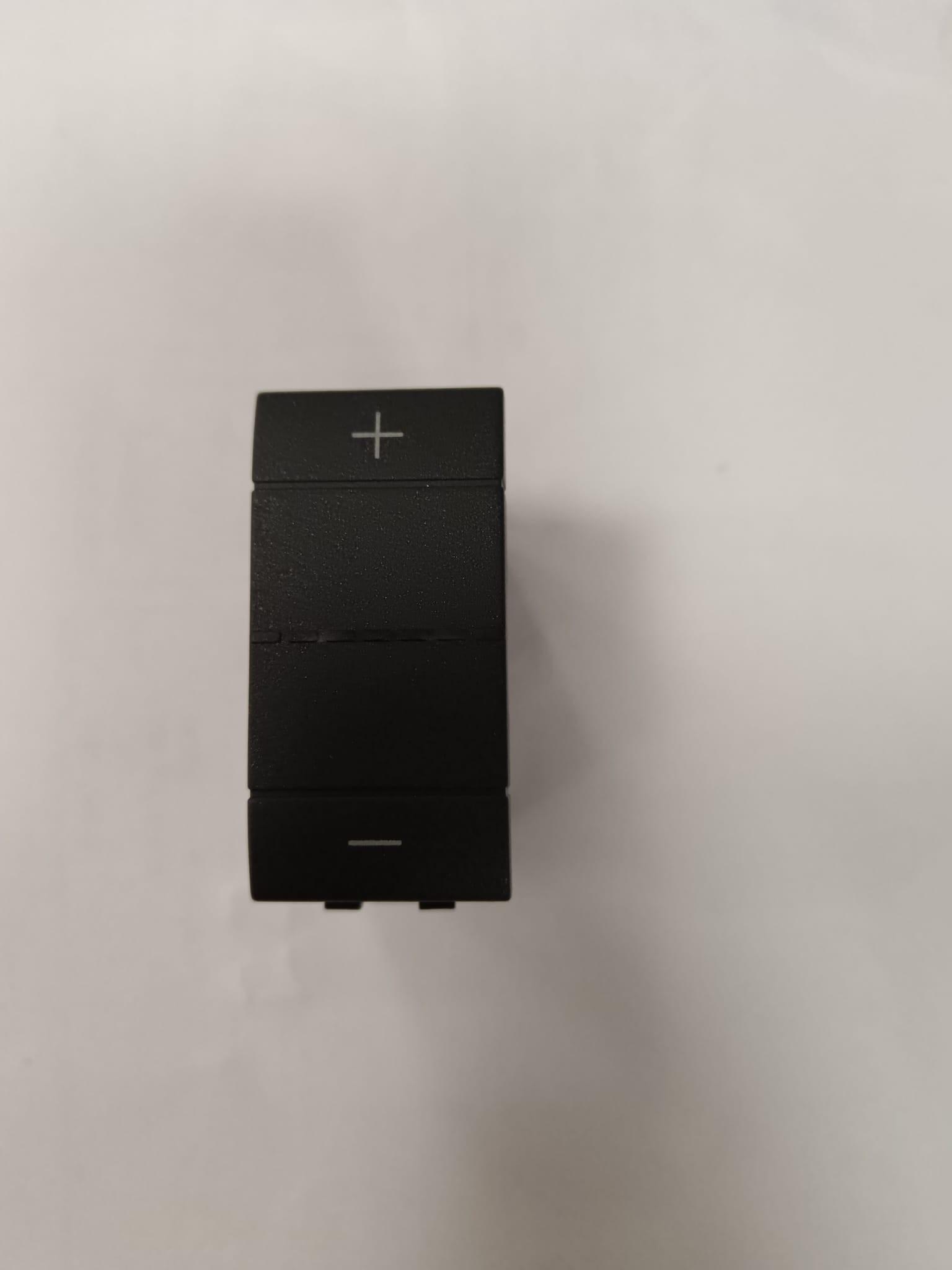 bticino dimmer universale a pulsante bticino livinglight 1 modulo 3 fili antracite l4411n - l4418 - foto 2