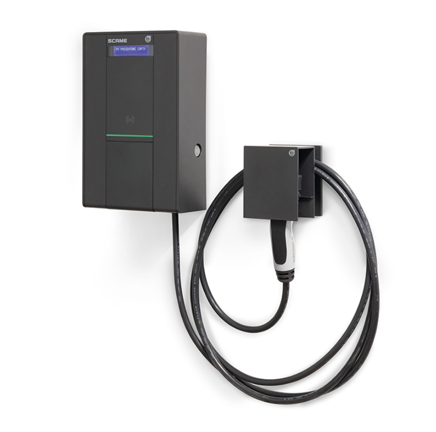 Stazione di ricarica wallbox Scame Business 3P+N+T 32A 22kW antracite - 205.W37-U 01