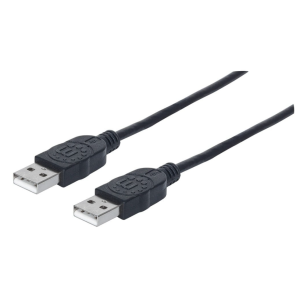 Cavo usb 2.0 usb-a maschio / usb-a maschio da 5m nero - 306102