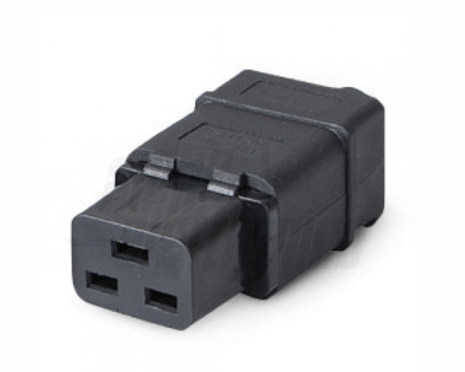 Connettore di potenza Alpha Elettronica C19 16A 250V nero - 23-32/19 01