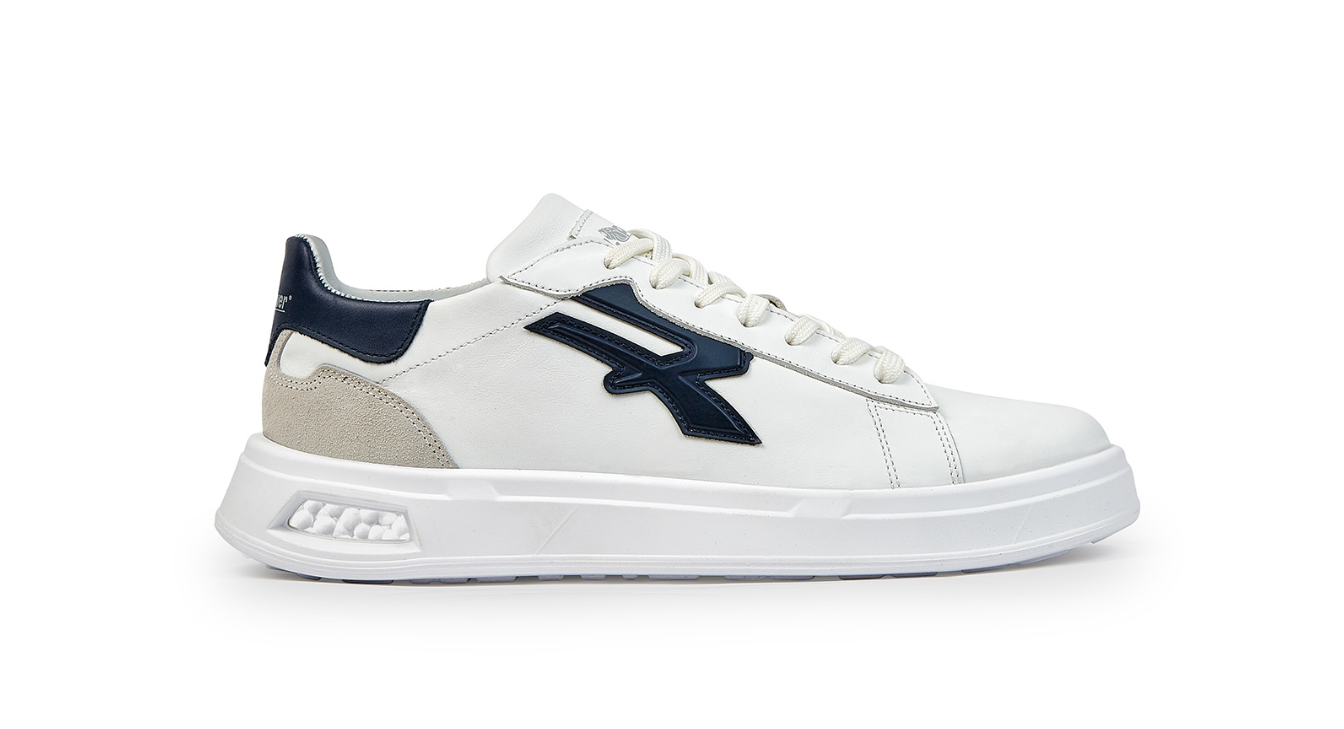 Scarpa sneaker bassa U Group Blair taglia 39 bianco blu beige - UB20079/39 01