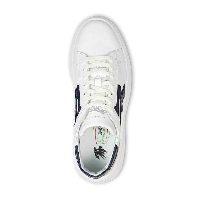 Scarpa sneaker bassa U Group Blair taglia 42 bianco blu beige - UB20079/42 02
