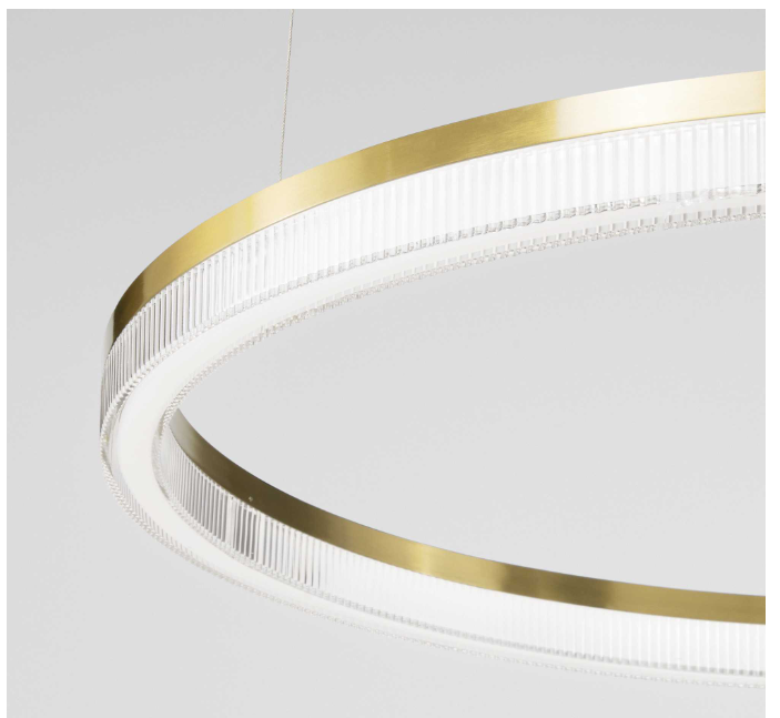 Sospensione led Ideal Lux Crown SP D60 30W 3000K ottone - 314938 02