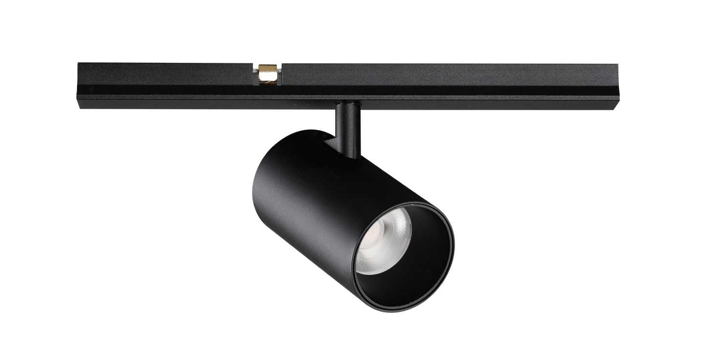 Proiettore a binario led dimmerabile Ideal Lux Stick track single 5W 3000K nero - 329529 01