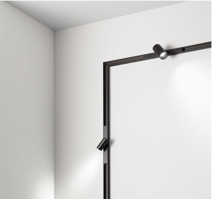 Proiettore a binario led dimmerabile Ideal Lux Stick track single 5W 3000K nero - 329529 02