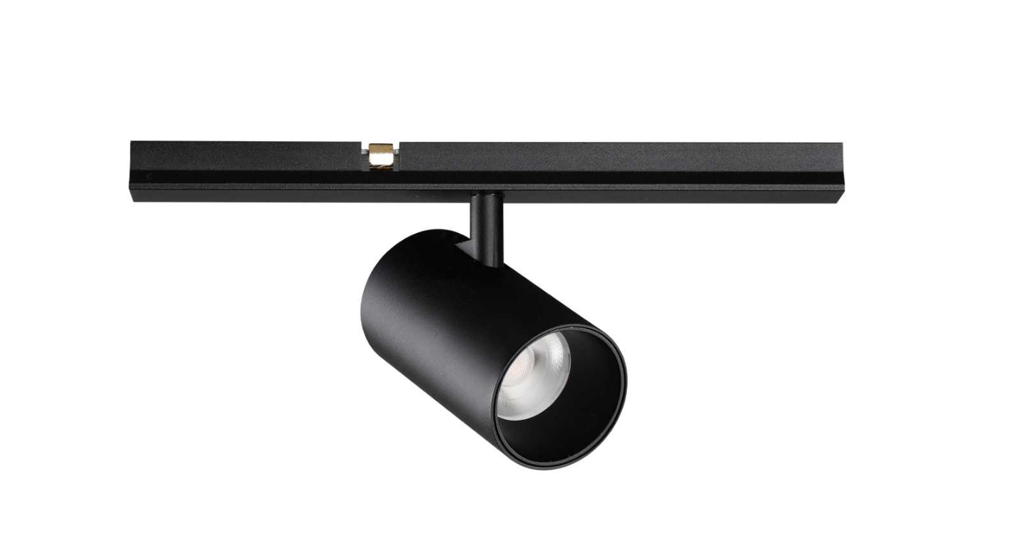 Proiettore a binario led dimmerabile Ideal Lux Stick track single 3W 3000K nero - 329505 01