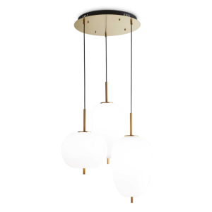 Sospensione led  umile 60.2w 3000k bianco - 224541