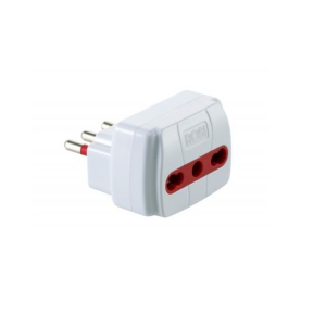 Adattatore  2p+t 10/16a 250v bianco - rs78025t