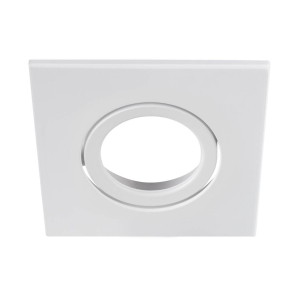Copertura orientabile quadrata  universal downlight 8.8x8.8x0.35cm bianco - 1007185