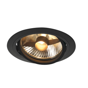 Incasso orientabile rotondo  new tria 1 1xgu10 max 75w nero - 113550