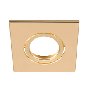 Copertura orientabile quadrata  universal downlight 8.8x8.8x0.35cm oro - 1007194
