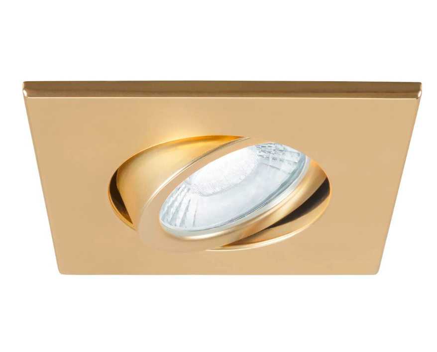 Copertura orientabile quadrata SLV Universal Downlight 8.8x8.8x0.35cm oro - 1007194 02