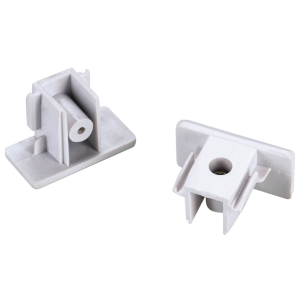 Calotte di chiusura per binari  italia 0.4x3.5x1.8cm bianco 2pz - 143131