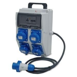 Quadro asc  materiale elettrico 4x3p 16a - 2240e