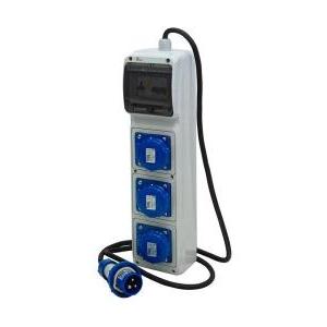Quadro asc  materiale elettrico 3x3p 16a - 2260