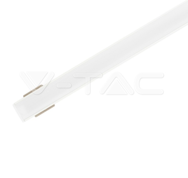 Profilo in alluminio V-tac diffusore bianco 2 metri per strisce led VT-8113-W  - 3365 01