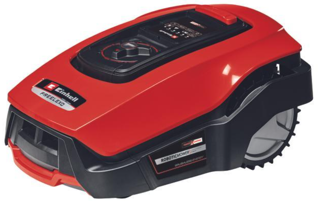 Tagliaerba robotizzato Einhell FREELEXO 450 BT Solo 18V max 450m2 rosso - 3413944 01