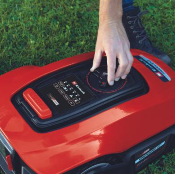 Tagliaerba robotizzato Einhell FREELEXO 450 BT Solo 18V max 450m2 rosso - 3413944 03