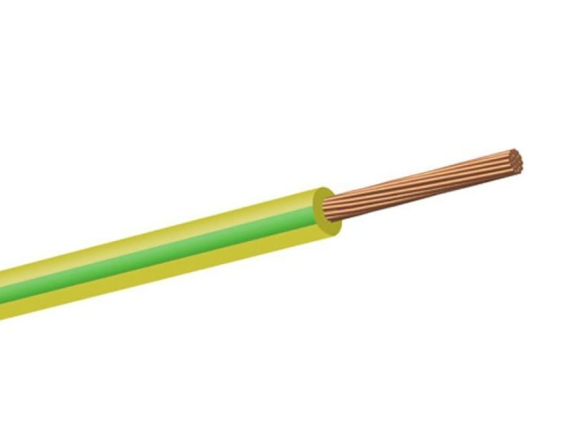 Cavo unipolare Pecso Cavi 1x6mm2 da 100m giallo verde - FG17-6GV/B100 01