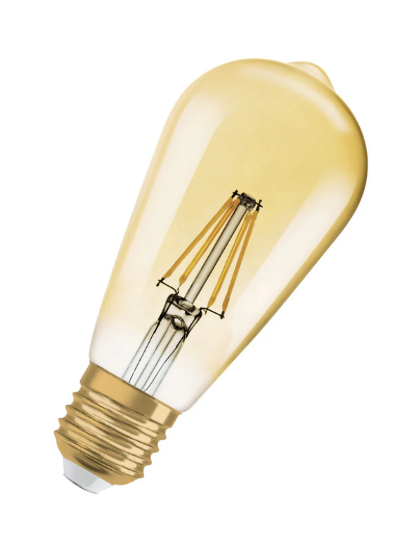 Lampadina led vintage ST64 Ledvance E27 4W 2400K - LED091377 01