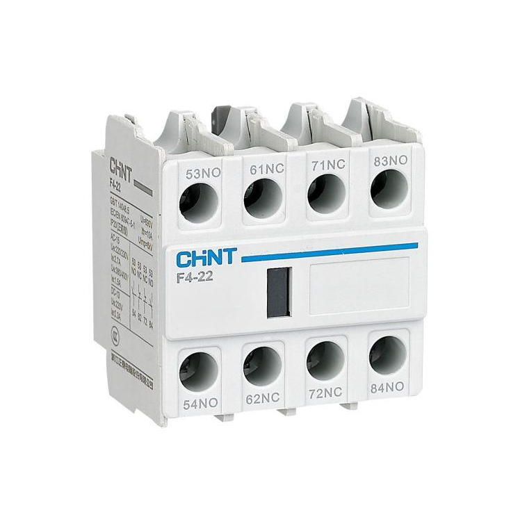 Contatto ausiliario Chint 6A 2 NC + 2 NO grigio - 439520 01