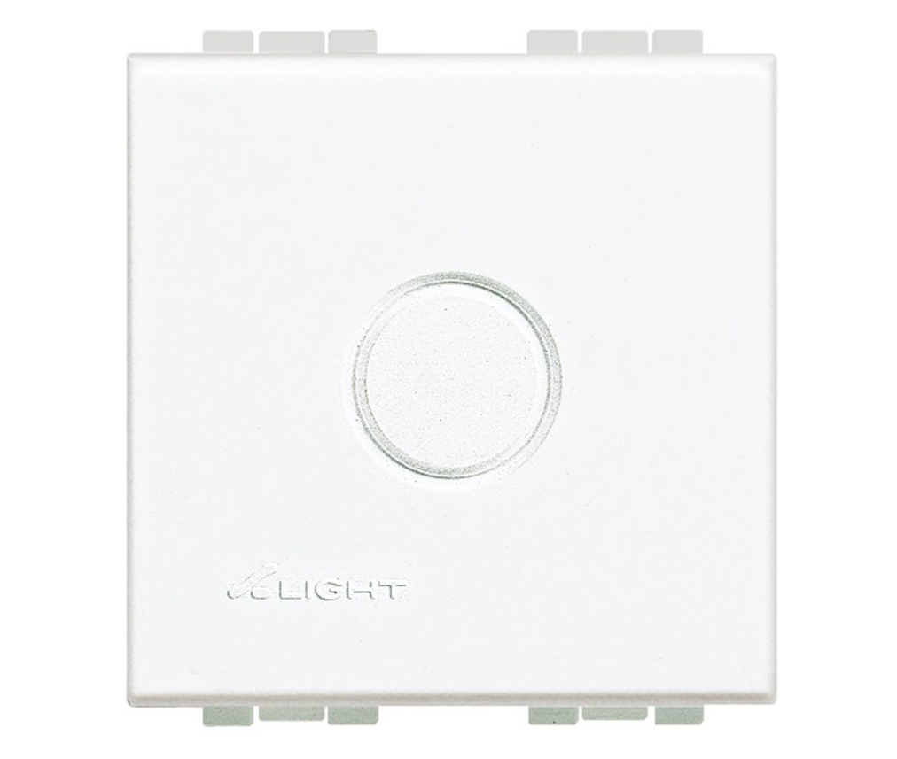Falso polo con prefrattura Bticino Living Light 2 moduli bianco - N4951 01