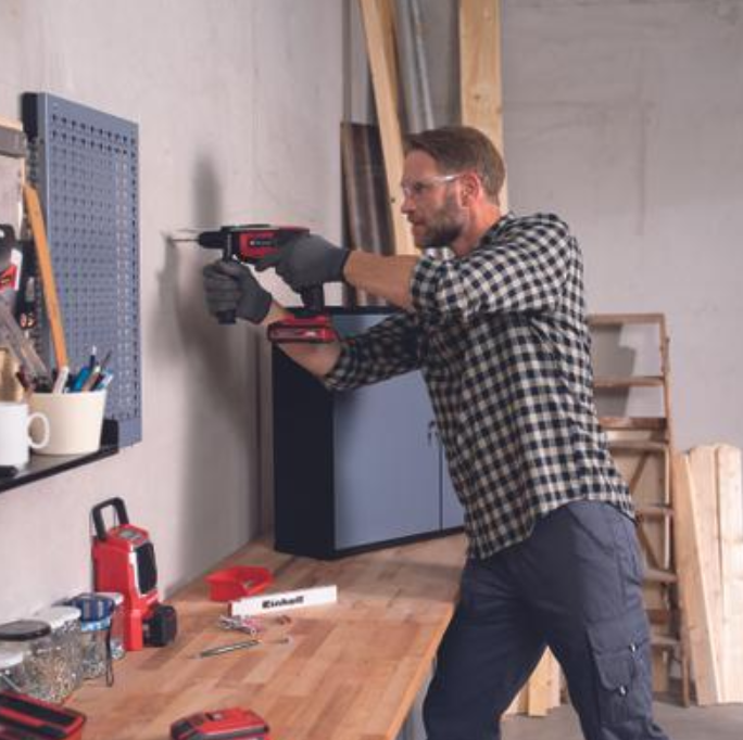 Trapano a percussione Einhell TE-ID 18 Li - Solo min 2600RPM - 4513960 03