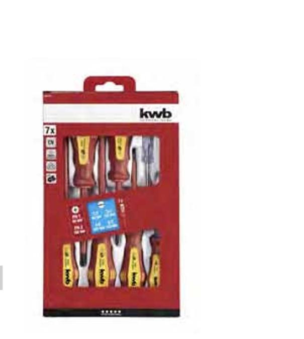 confezione set cacciaviti isolati con cercafase in scatola